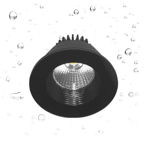 Spot LED 9W 3000K 620lm noir dimmable IPHO 82 RD